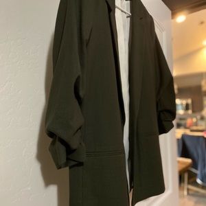 Olive green blazer